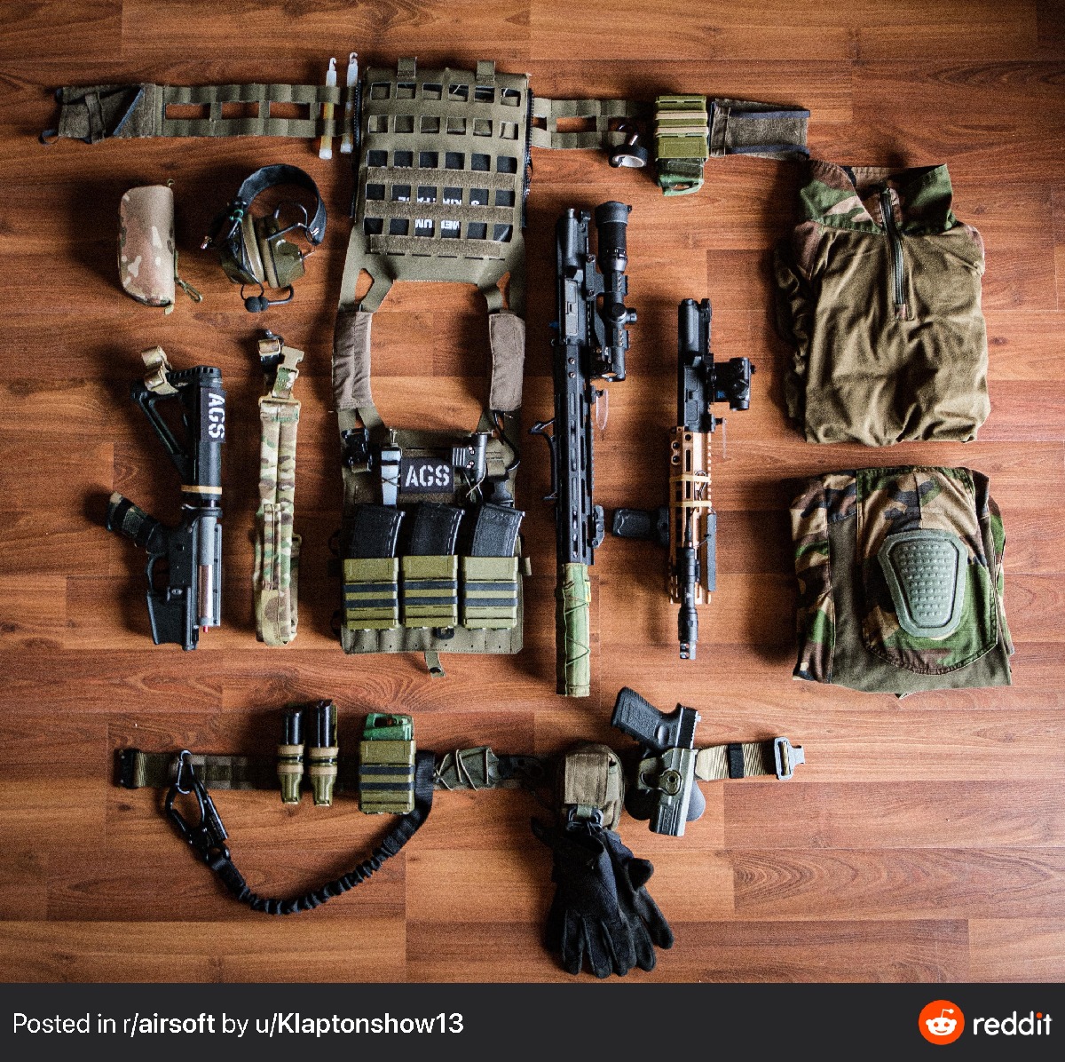 Pack completo de airsoft