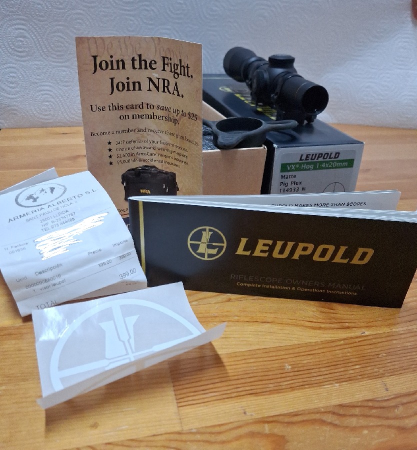 Visor Leupold VX-HOG 1-4x20