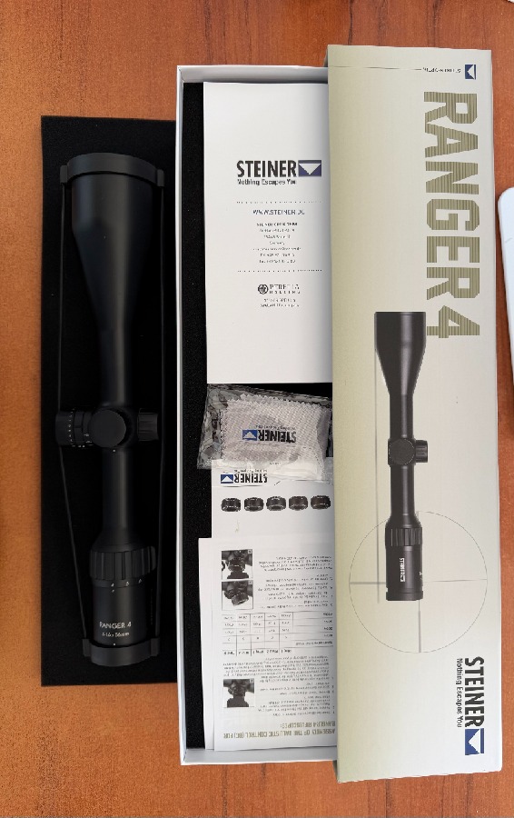 Visor Steiner Ranger 4 (4-16x56) Torreta y Retícula 4A-I