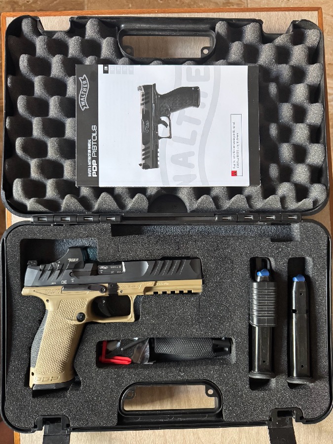 Walther PDP Full Size 5” Tan 9mm Pb