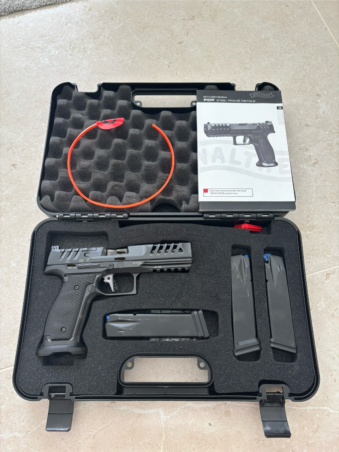 Walther PDP Steel Frame Full Size 5" 2025 + 3 Cargadores